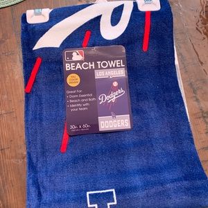 Dodgers towel NWT Official MLB Dodgers beach towel unisex 30X60in dodger towel